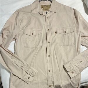 Buffalo Jackson Beige Button Down Shirt for Men